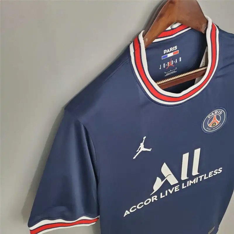 PSG Retro Jersey Home Soccer Shirt 2021/22 - Image 4