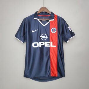PSG Retro Jersey Home Soccer Shirt 2001/02