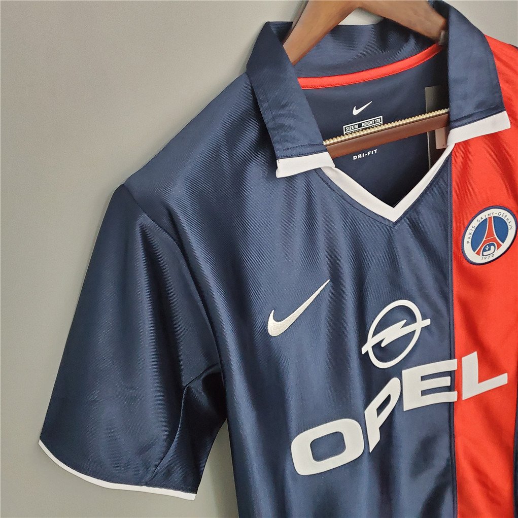PSG Retro Jersey Home Soccer Shirt 2001/02 - Image 5