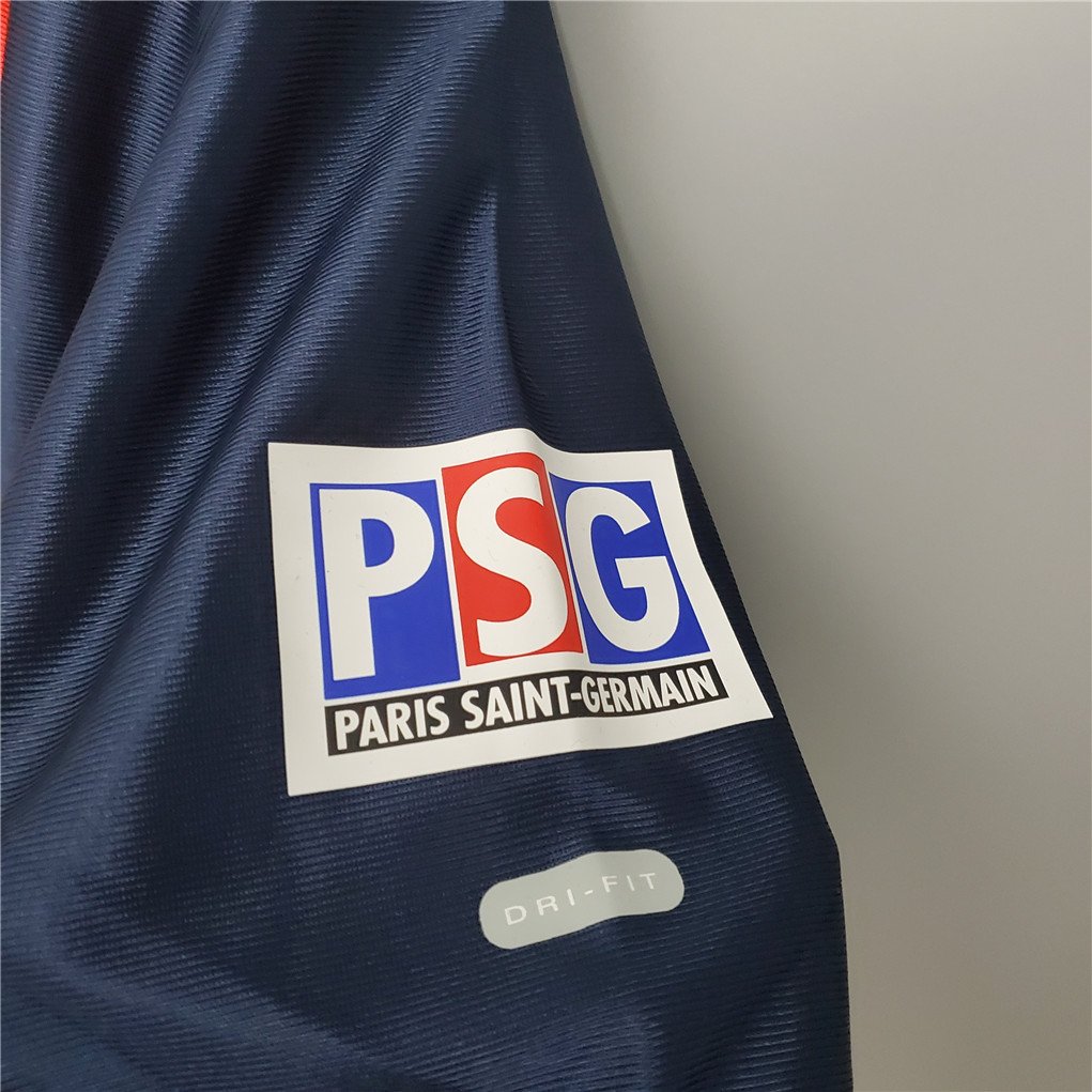 PSG Retro Jersey Home Soccer Shirt 2001/02 - Image 7