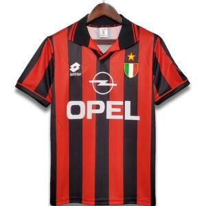 AC Milan Retro Soccer Jersey Home Custom Shirt 1996/97