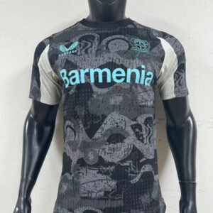 Bayer 04 Leverkusen Authentic Soccer Jersey Third Away Shirt 2024/25