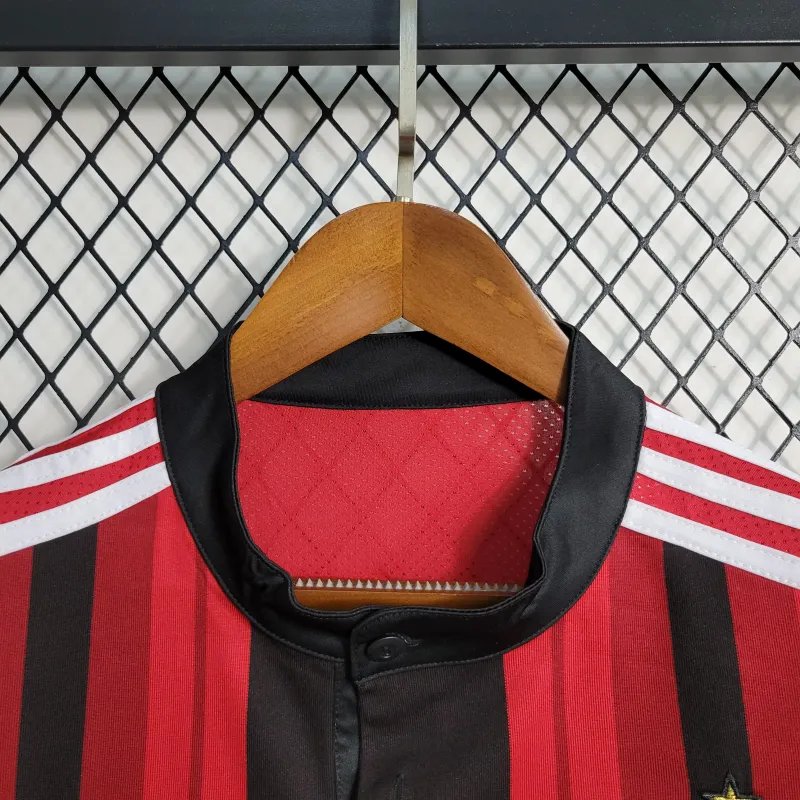 AC Milan Retro Soccer Jersey Home Custom Shirt 2014/15 - Image 6