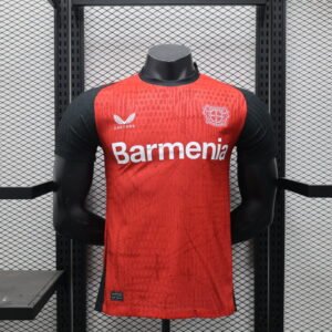 Bayer 04 Leverkusen Authentic Soccer Jersey Home Shirt 2024/25