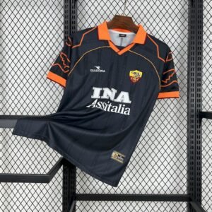 Roma Retro Soccer Jersey Away Custom Shirt 1999/00