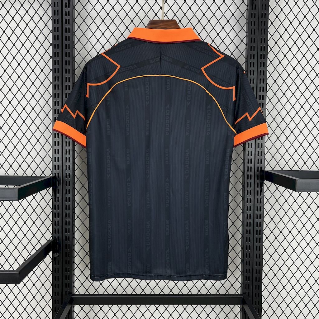 Roma Retro Soccer Jersey Away Custom Shirt 1999/00 - Image 3