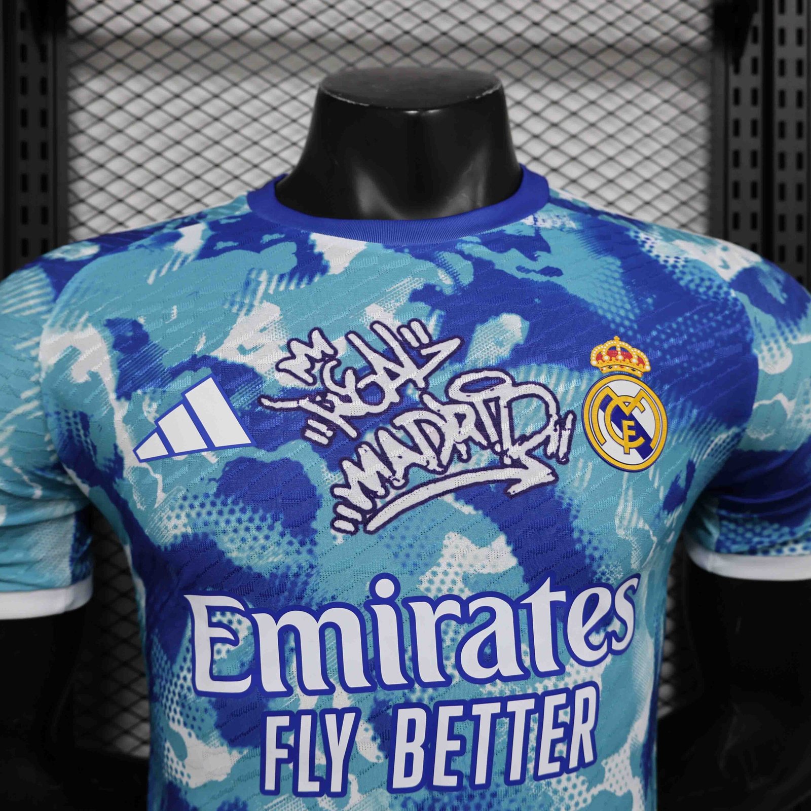 Real Madrid Authentic Soccer Jersey Ocean Special Edition Shirt 2024/25 - Image 4
