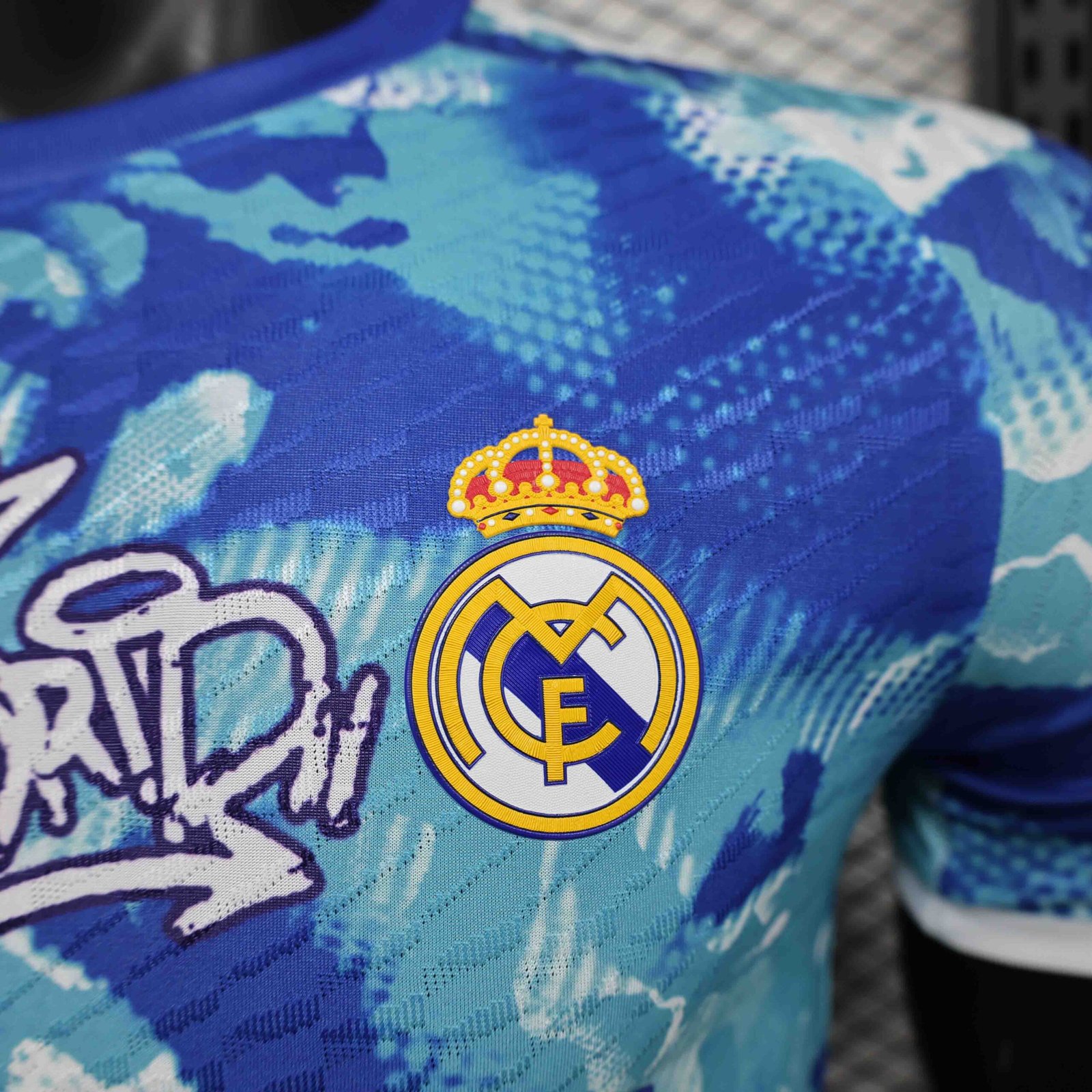 Real Madrid Authentic Soccer Jersey Ocean Special Edition Shirt 2024/25 - Image 6