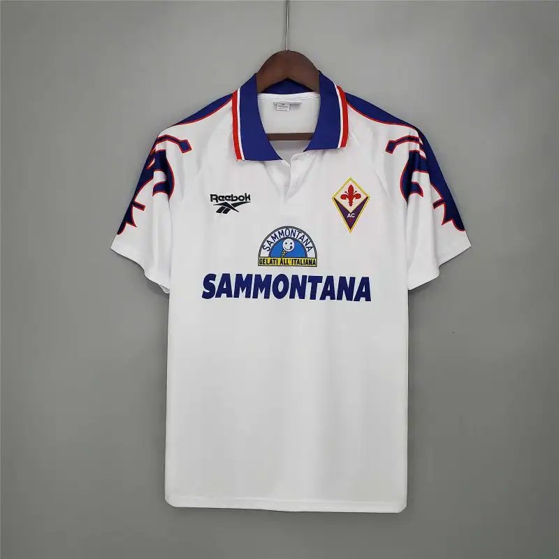 Fiorentina Retro Soccer Jersey Away Custom Shirt 1995/97