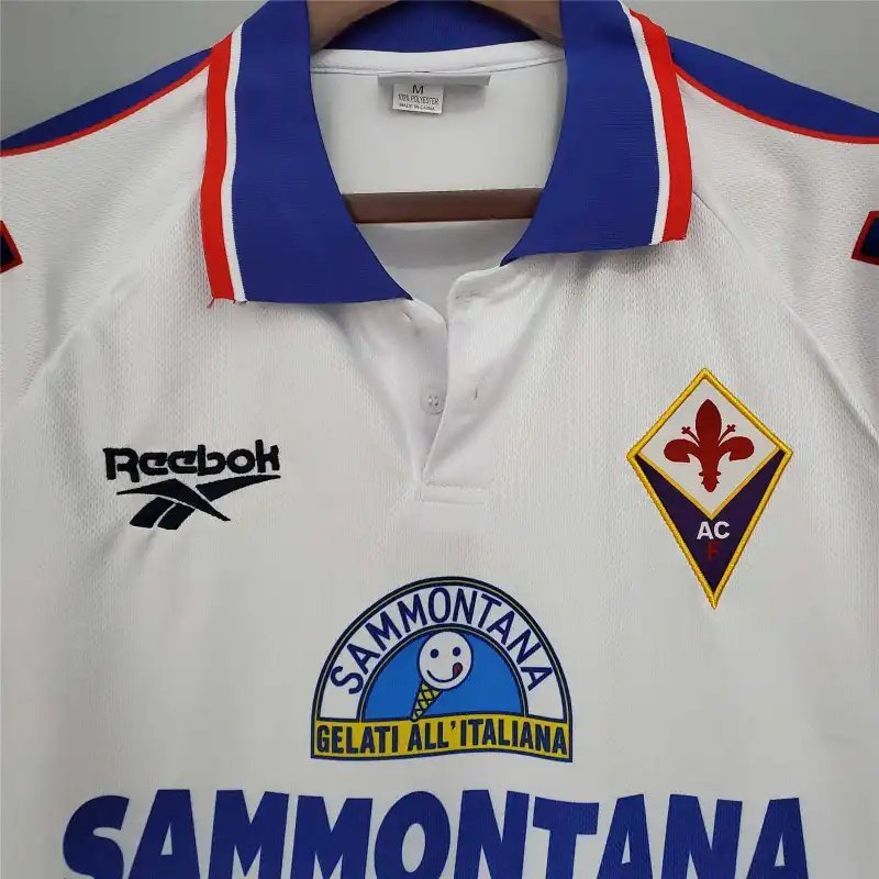 Fiorentina Retro Soccer Jersey Away Custom Shirt 1995/97 - Image 4