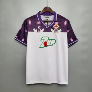 Fiorentina Retro Soccer Jersey Away Custom Shirt 1992/93