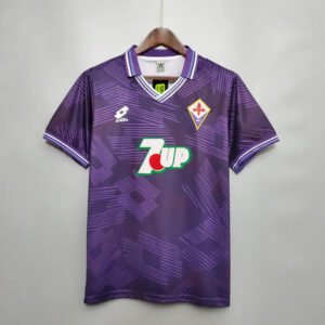 Fiorentina Retro Soccer Jersey Home Custom Shirt 1992/93