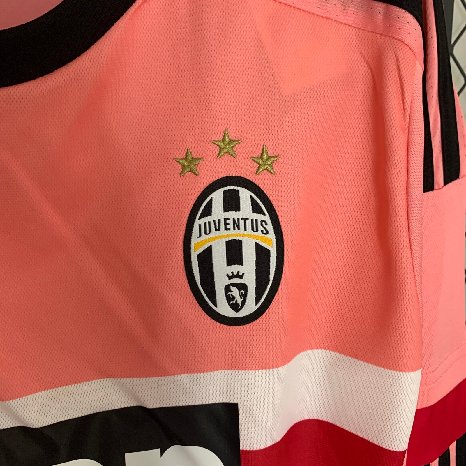 Juventus Retro Soccer Jersey Away Long Sleeve Custom Shirt 2015-16 - Image 6