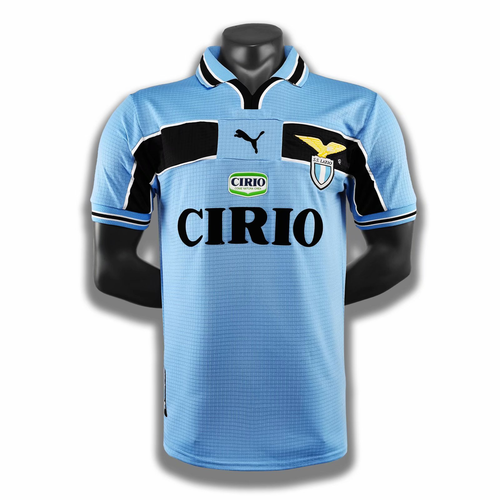 Lazio Retro Soccer Jersey Home Custom Shirt 1998/99 - Image 8