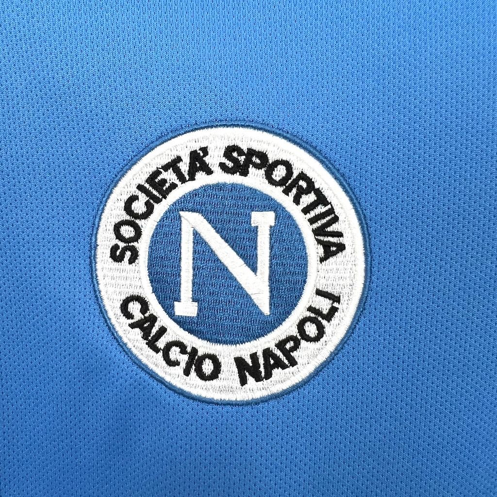 Napoli Retro Soccer Jersey Home Custom Shirt 1988-89 - Image 6