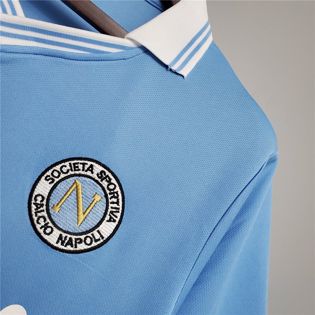 Napoli Retro Soccer Jersey Home Custom Shirt 1986-87 - Image 8
