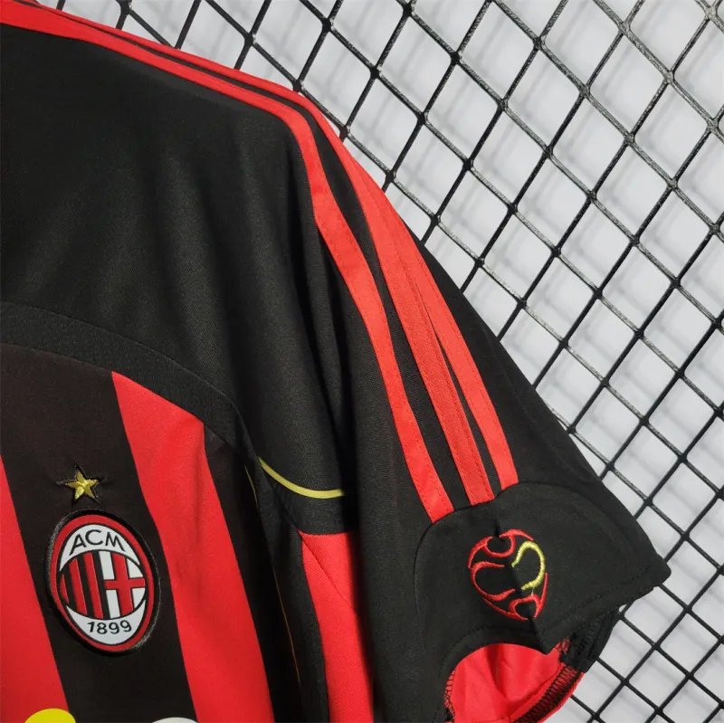 AC Milan Retro Soccer Jersey Home Custom Shirt 2006/07 - Image 5