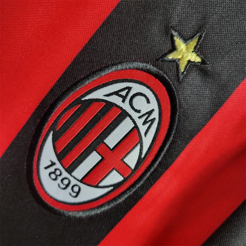 AC Milan Retro Soccer Jersey Home Custom Shirt 2006/07 - Image 7