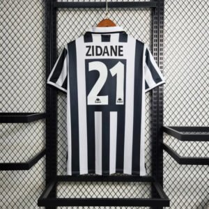 Zidane 21# Juventus Retro Soccer Jersey Home Shirt 1995-97