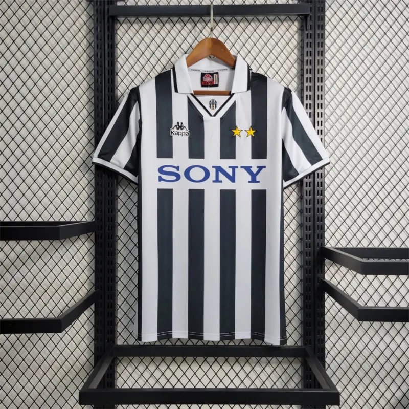 Zidane 21# Juventus Retro Soccer Jersey Home Shirt 1995-97 - Image 3