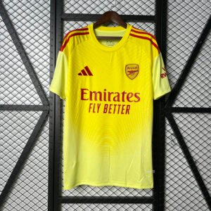 Arsenal Soccer Jersey Goalkeeper Yellow Custom Shirt 2025/26