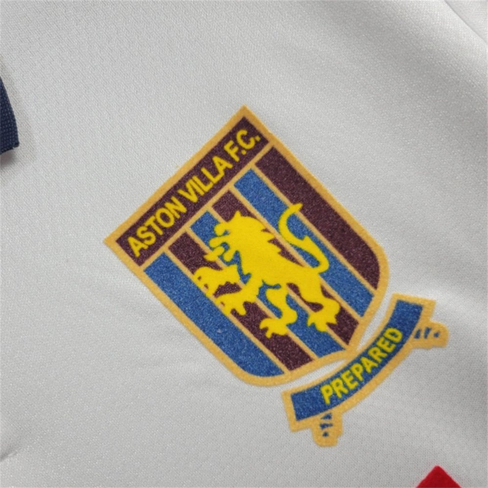 Aston Villa Retro Football Jersey Third Away Custom Shirt 1994-95 - Image 6