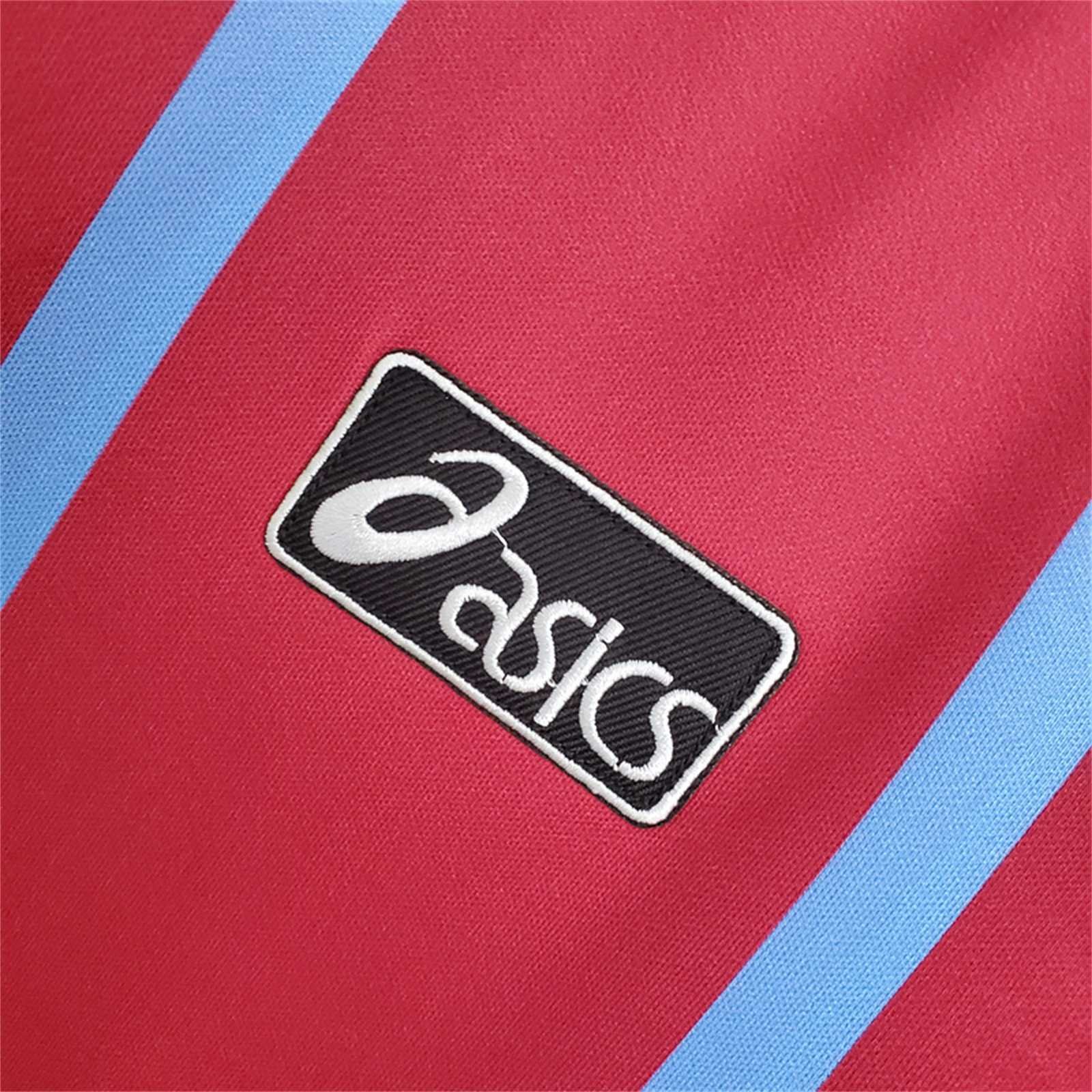 Aston Villa Retro Football Jersey Home Custom Shirt 1993-95 - Image 6