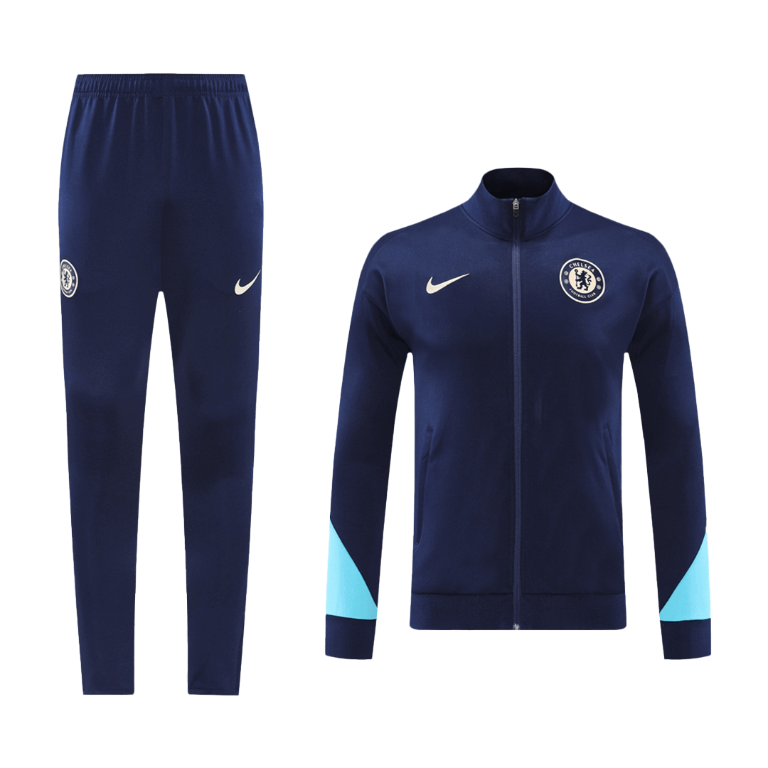 Chelsea Full Zipper Training Kit (Jacket+Pants) Navy 2024/25 - Image 3