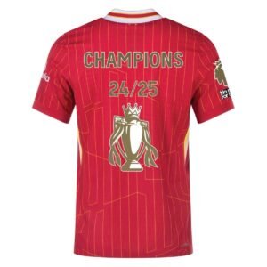 Liverpool Football Jersey EPL Champions Custom Shirt 2024/25