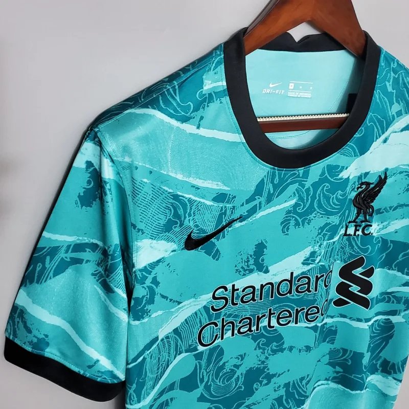 Liverpool Retro Football Jersey Away Custom Shirt 2020/21 - Image 5