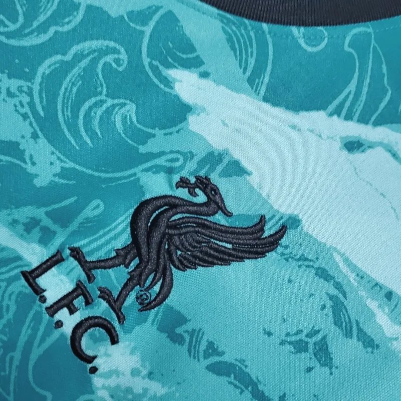 Liverpool Retro Football Jersey Away Custom Shirt 2020/21 - Image 7