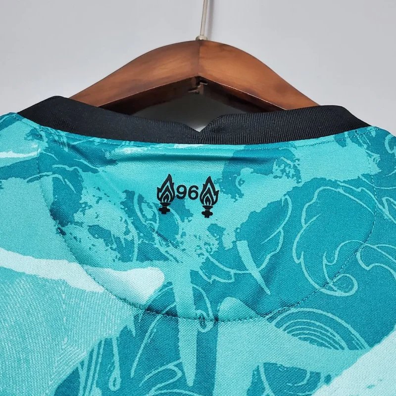 Liverpool Retro Football Jersey Away Custom Shirt 2020/21 - Image 9