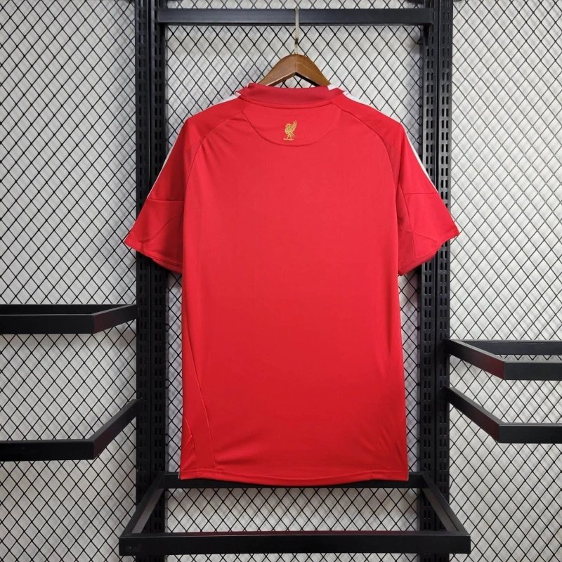 Liverpool Retro Football Jersey Home Champions League Custom Shirt 2008/09 - Image 3