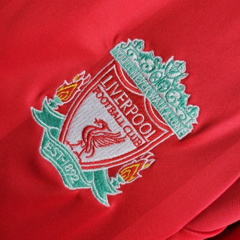 Liverpool Retro Football Jersey Home Champions League Custom Shirt 2008/09 - Image 8