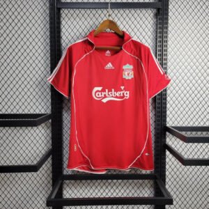 Liverpool Retro Football Jersey Home Custom Shirt 2006/07
