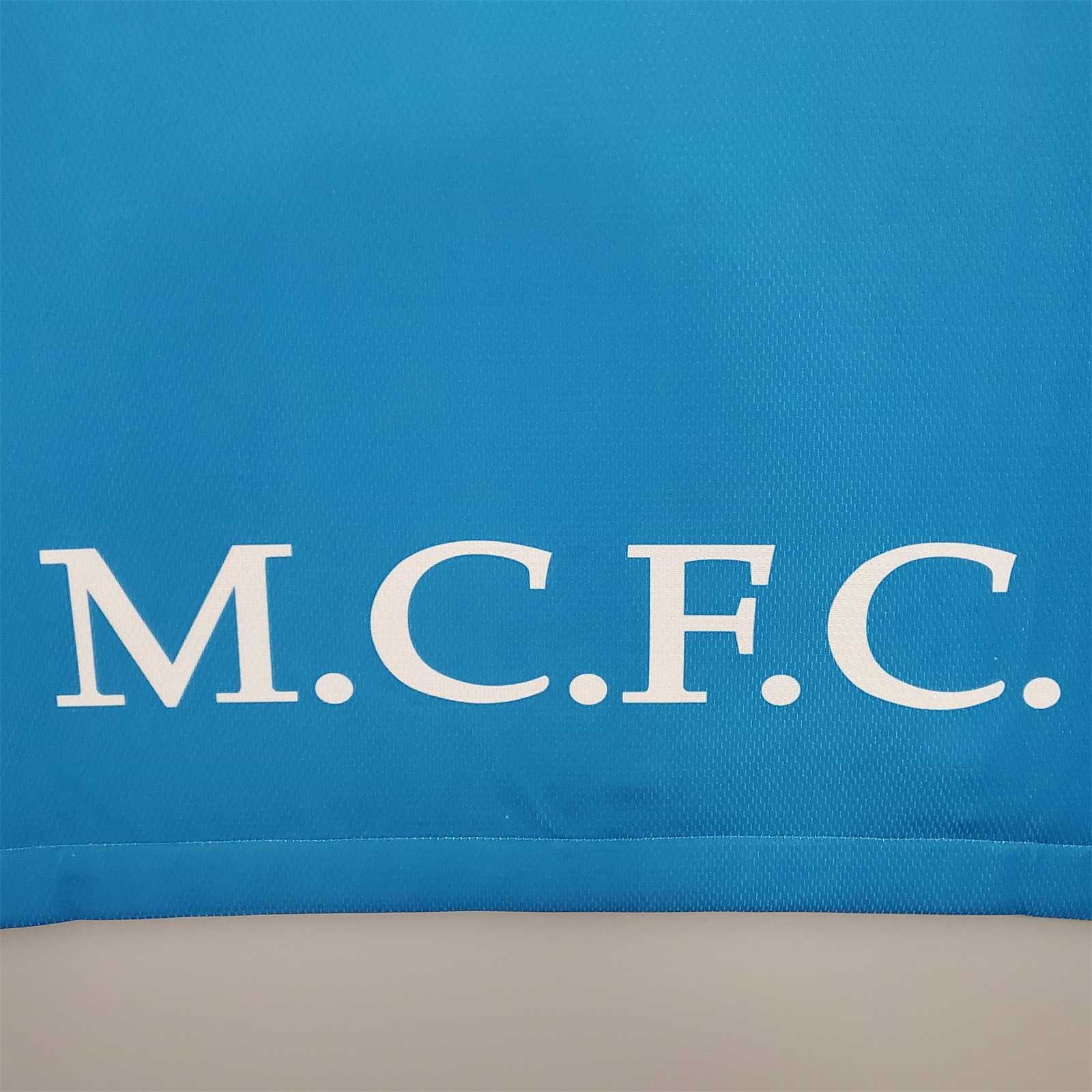 Manchester City Retro Home Football Jersey Shirt 1997/99 - Image 12