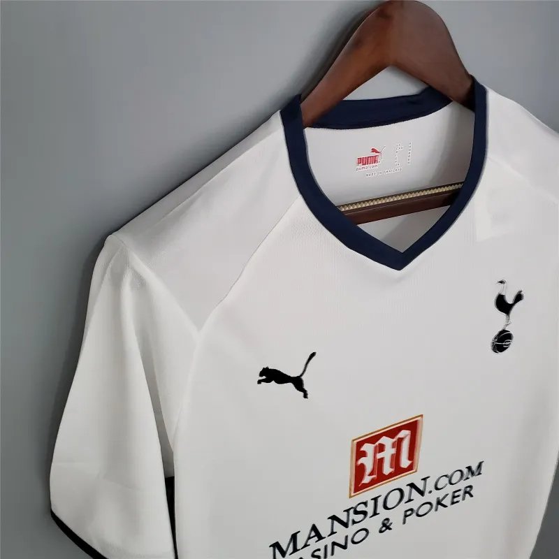 Tottenham Hotspur Retro Football Jersey Home Custom Shirt 2008/09 - Image 8