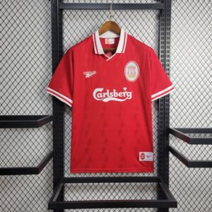 Liverpool Retro Football Jersey Home Custom Shirt 1996/97