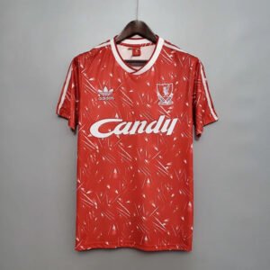 Liverpool Retro Football Jersey Home Custom Shirt 1989-91