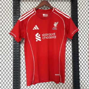 Liverpool Football Jersey Home Custom Shirt 2025/26