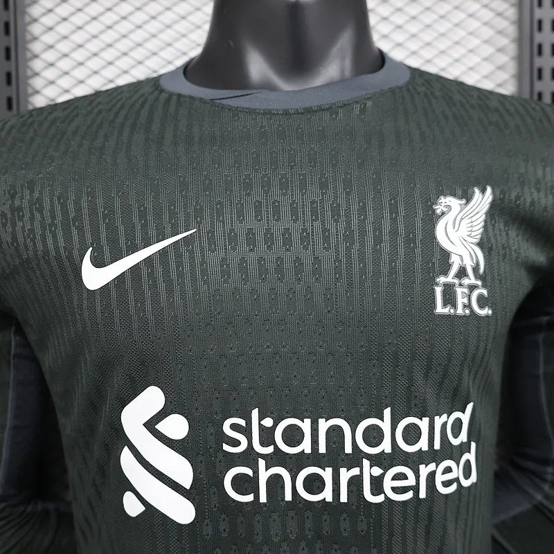Liverpool Authentic Football Jersey Away Long Sleeve Shirt 2024/25 - Image 4