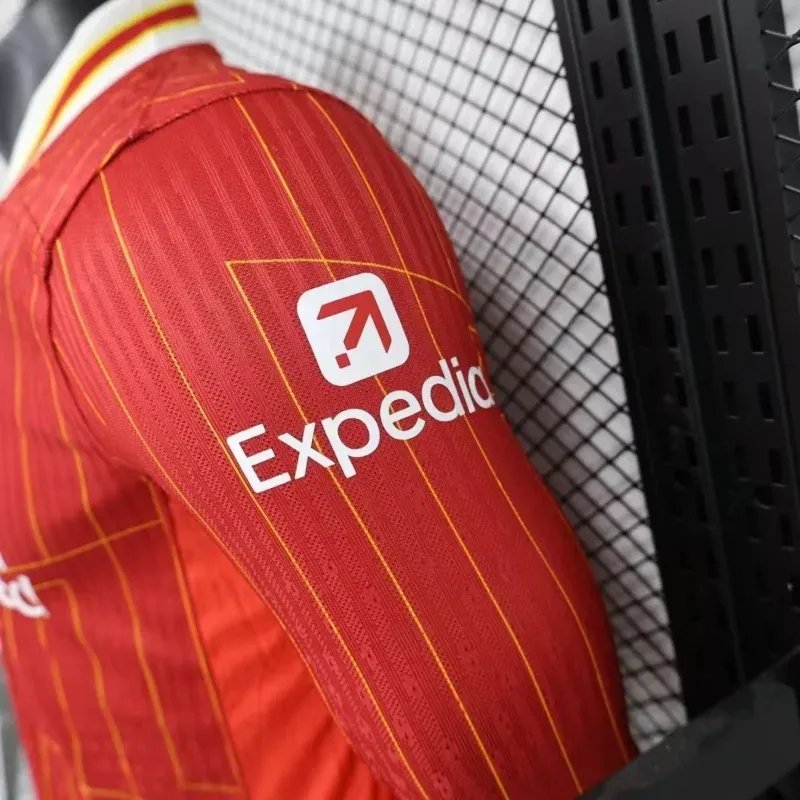 Liverpool Authentic Football Jersey Home Long Sleeve Shirt 2024/25 - Image 6