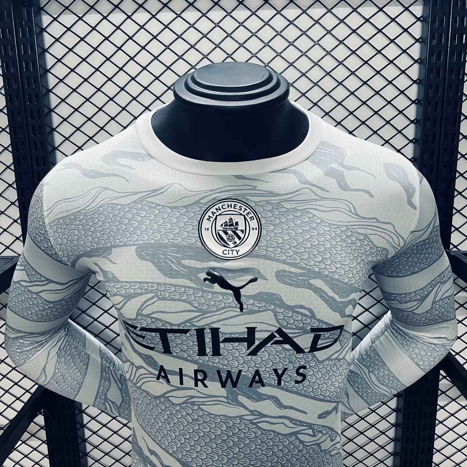 Manchester City Authentic Dragon Special Edition Long Sleeve Football Jersey Shirt 2024/25 - Image 4