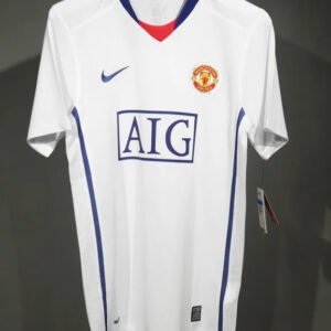 Manchester United Retro Authentic Away Football Jersey Shirt 2008/09