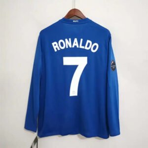 Ronaldo #7 Manchester United Retro Home Long Sleeve Football Jersey Shirt 2008/09