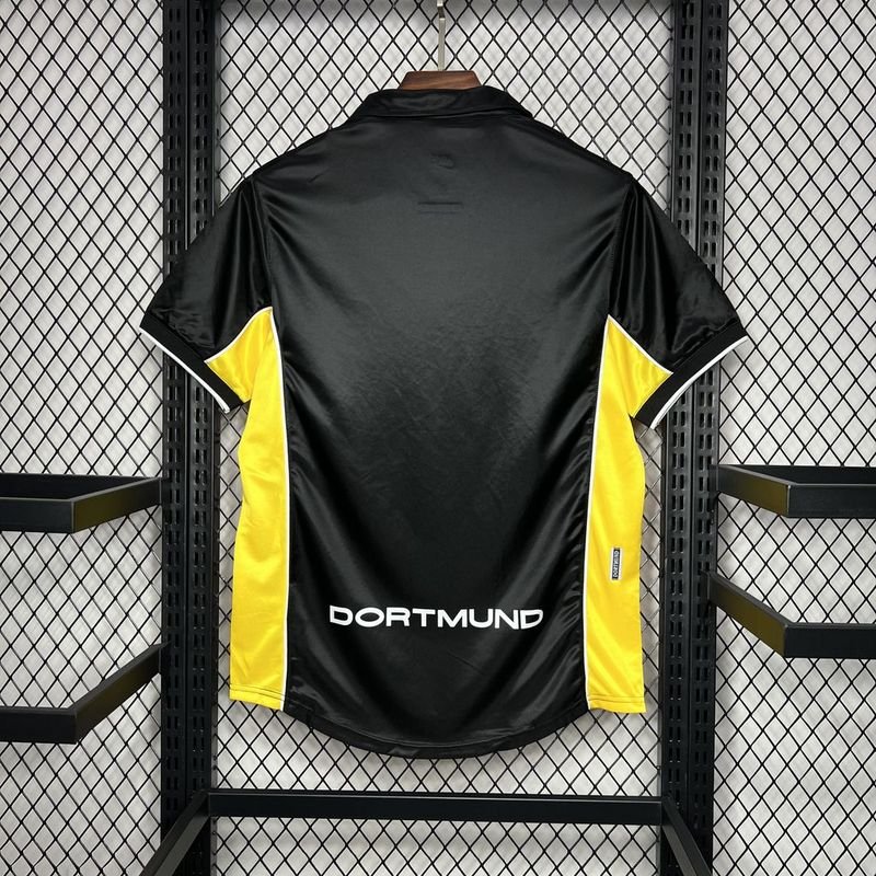 Borussia Dortmund Retro Jersey Away Soccer Shirt 1998-2000 - Image 3