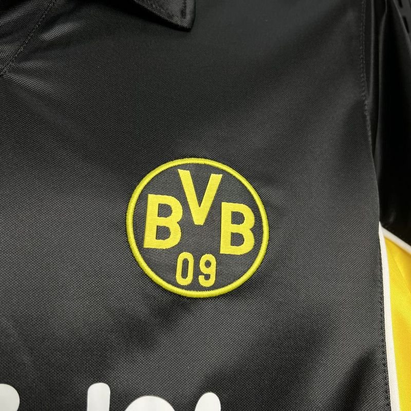 Borussia Dortmund Retro Jersey Away Soccer Shirt 1998-2000 - Image 7