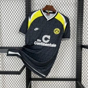 Borussia Dortmund Retro Jersey Away Soccer Shirt 1995/96