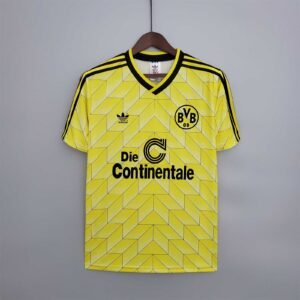 Borussia Dortmund Retro Jersey Home Soccer Shirt 1988-89
