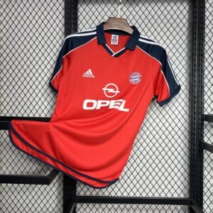 Bayern Munich Retro Jersey Home Soccer Shirt 1999-2001